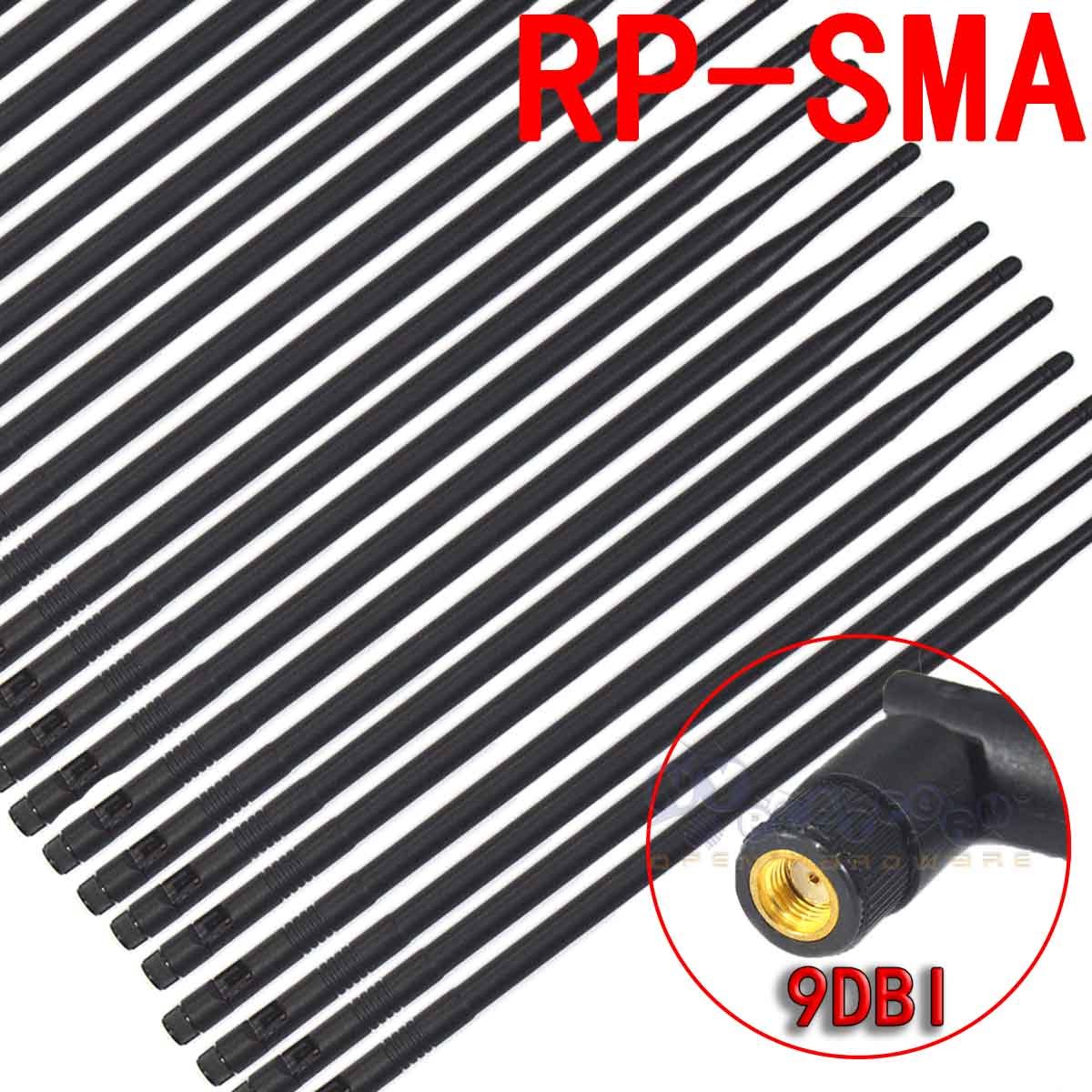 9dBi RP-SMA Dual Band 2.4GHz 5GHz High Gain WiFi Router Wireless Tilt Antenna