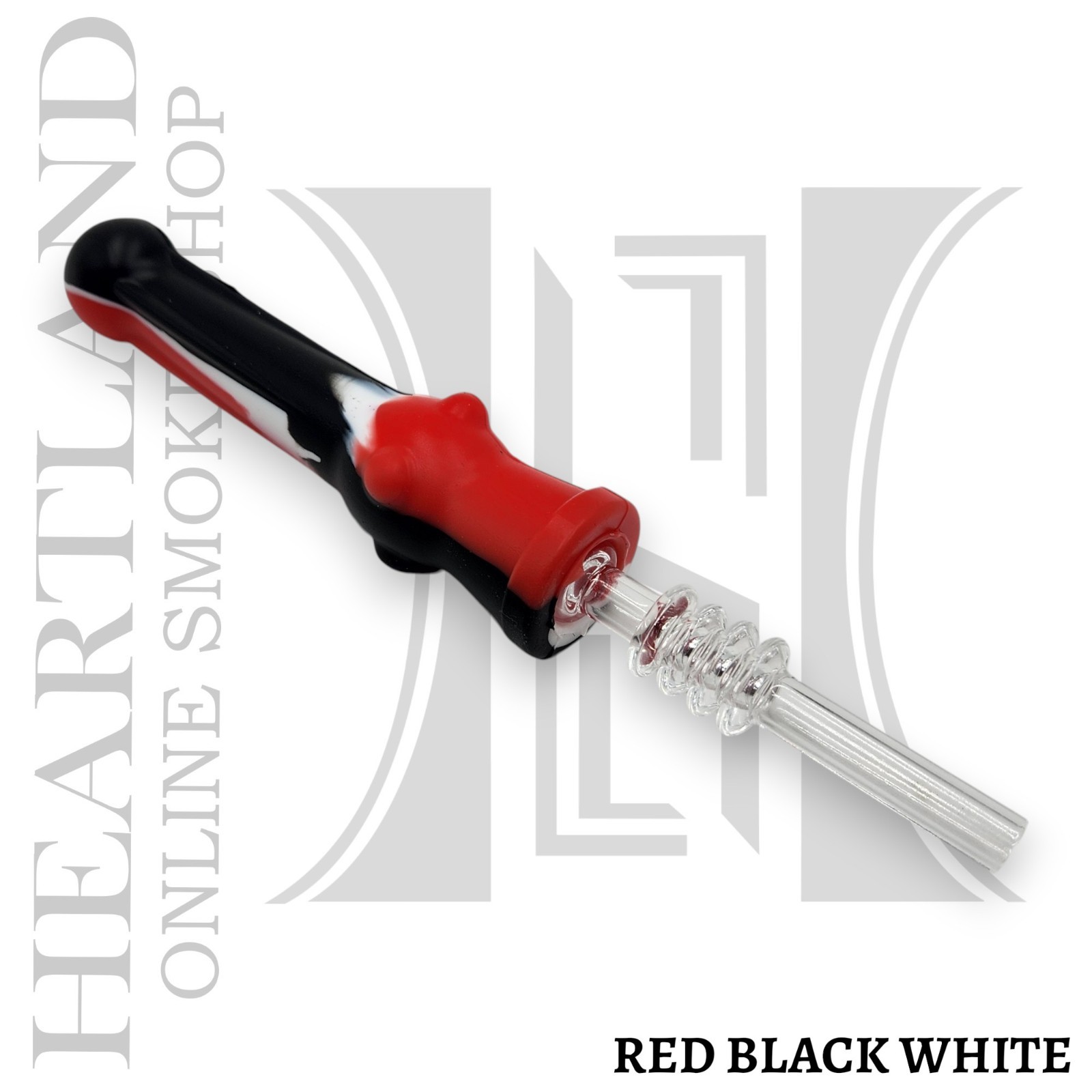 7" SeshGear Vapor Straw Concentrate Wax Quality QUARTZ GLASS TIP Tobacco Smoking