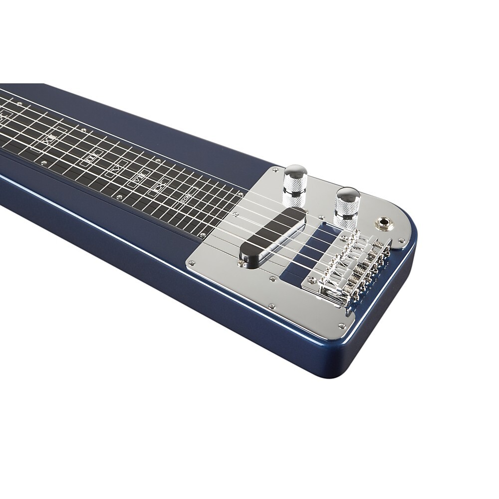 Rogue RLS-1 Lap Steel Guitar with Stand and Gig Bag Metallic Blue