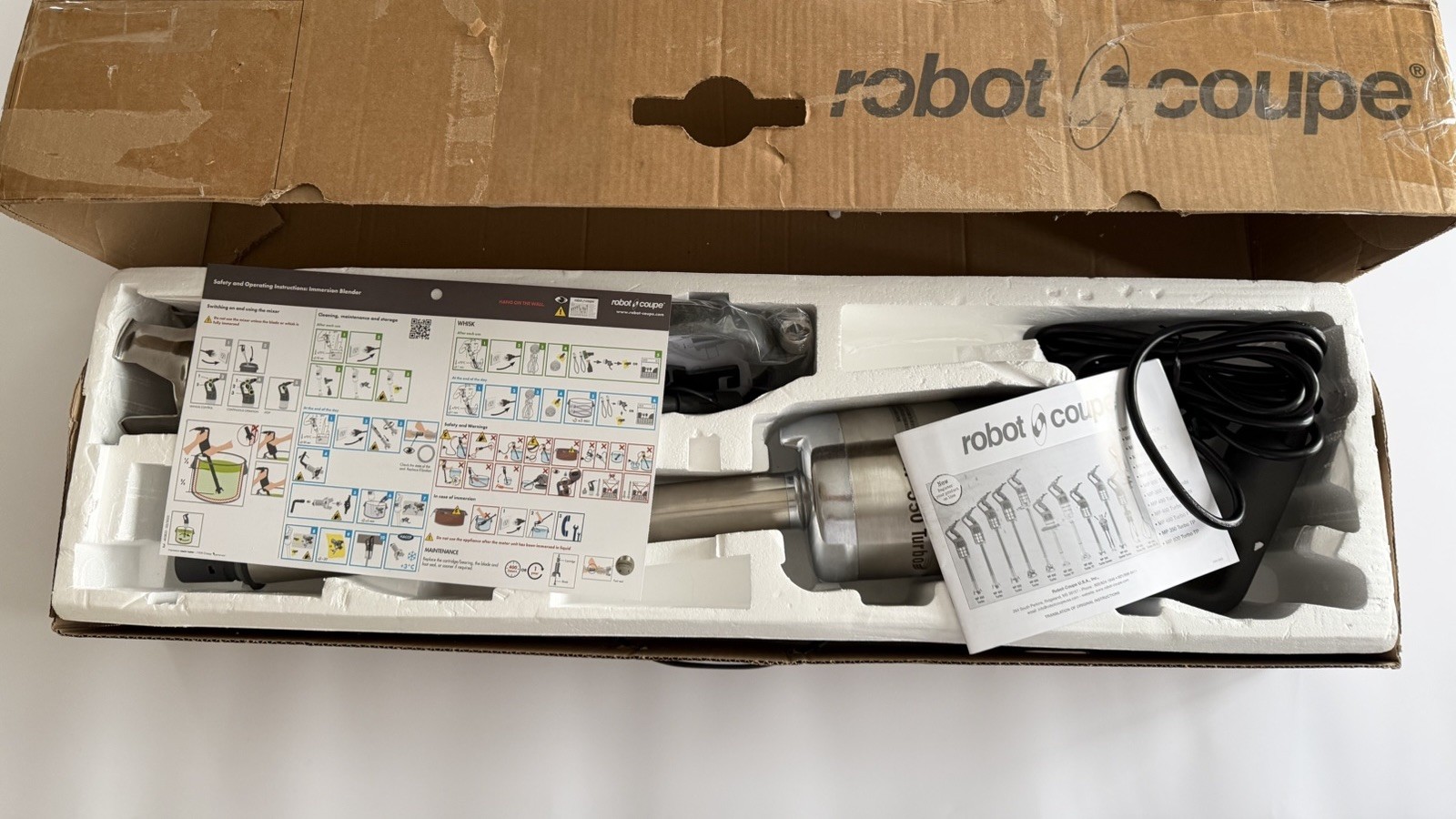 Robot Coupe MP 550 TURBO Series B Commercial Power Mixer *NIB BUT WON'T SPIN*