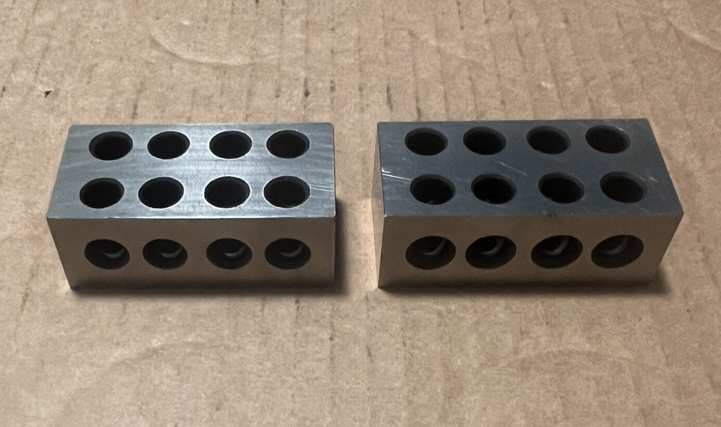 Pair Of Magnetic Machinist Blocks