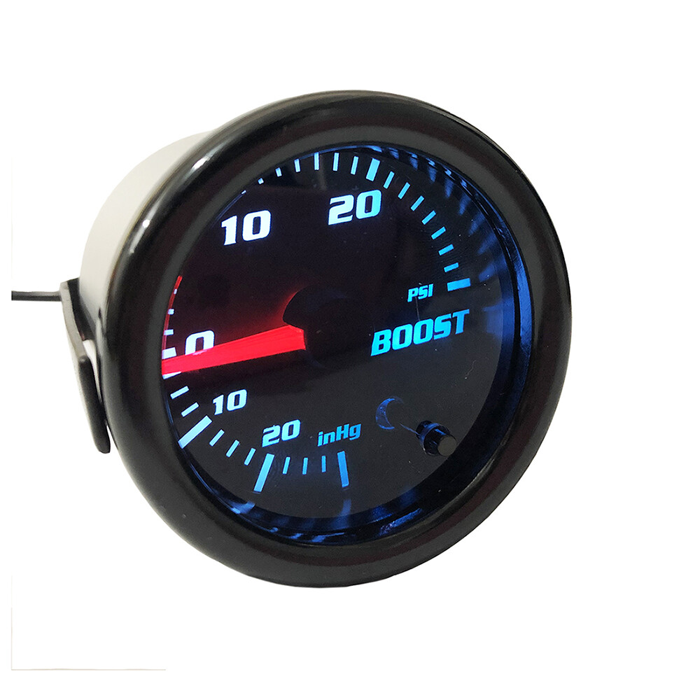 7 Color Tinted Digital Turbo Boost Gauge 0-30 PSI Pressure Meter 2"52mm