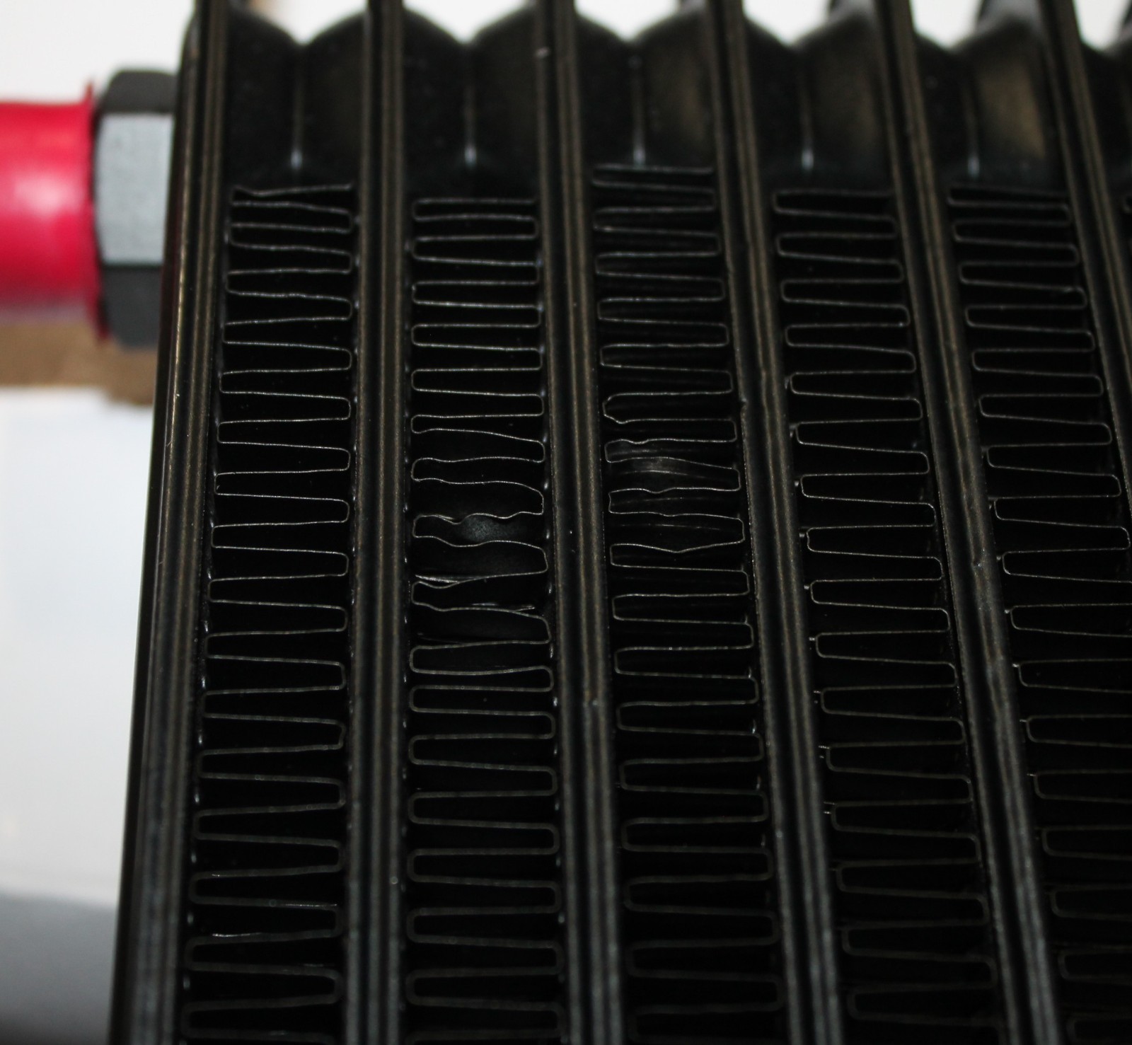 BLEM - 15 Row Stacked Plate HD Transmission Cooler w/ 8AN Fittings by BluePrint