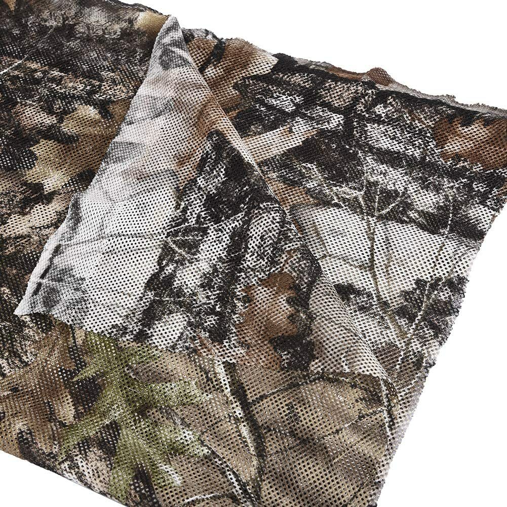 Camo Burlap Blind Material, Camo Netting Cover for Hunting Ground Tree Stands