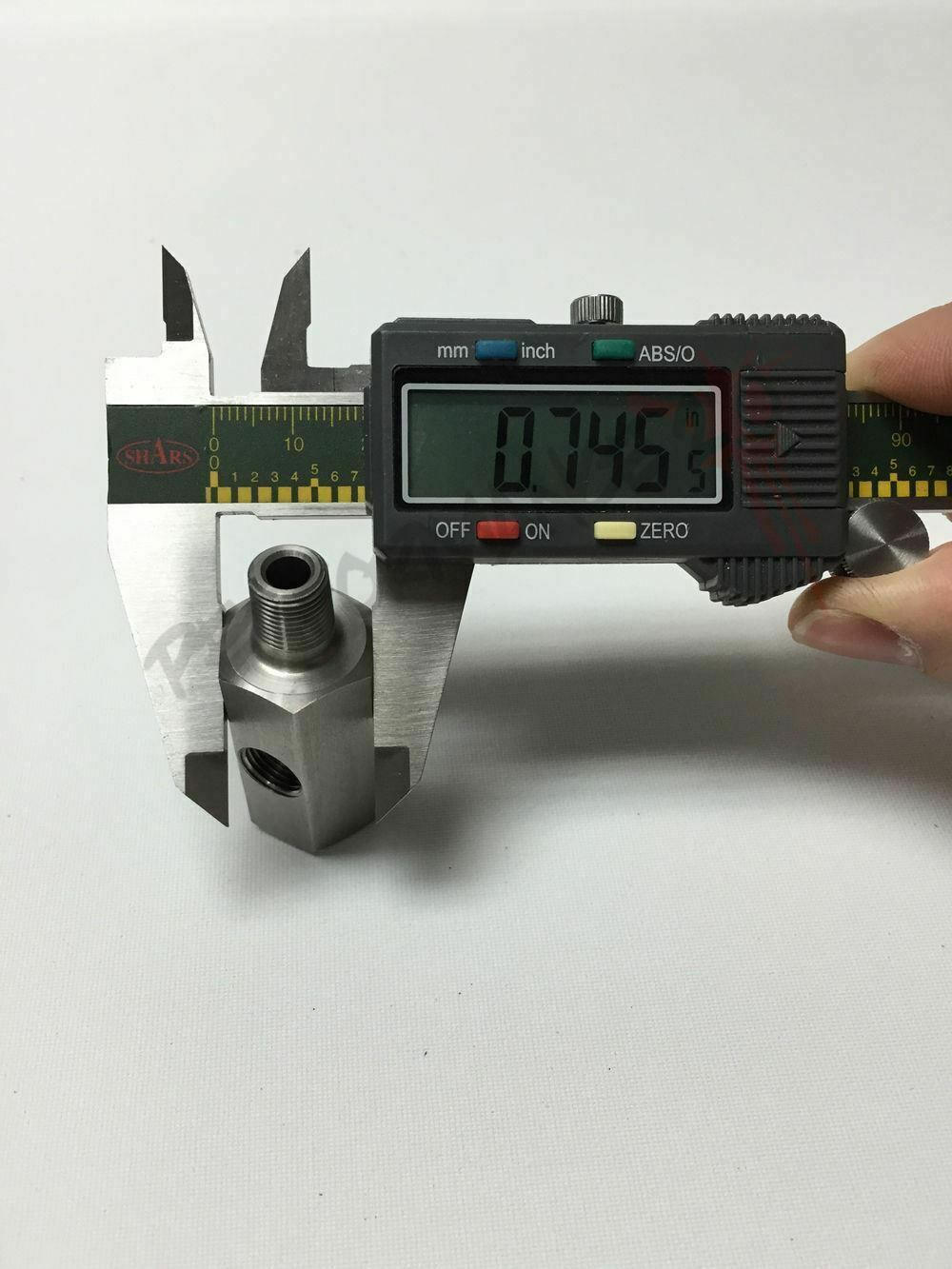 1/8" BSPT Oil Pressure Sensor Tee to NPT Adapter Turbo Supply Feed Line Gauge T