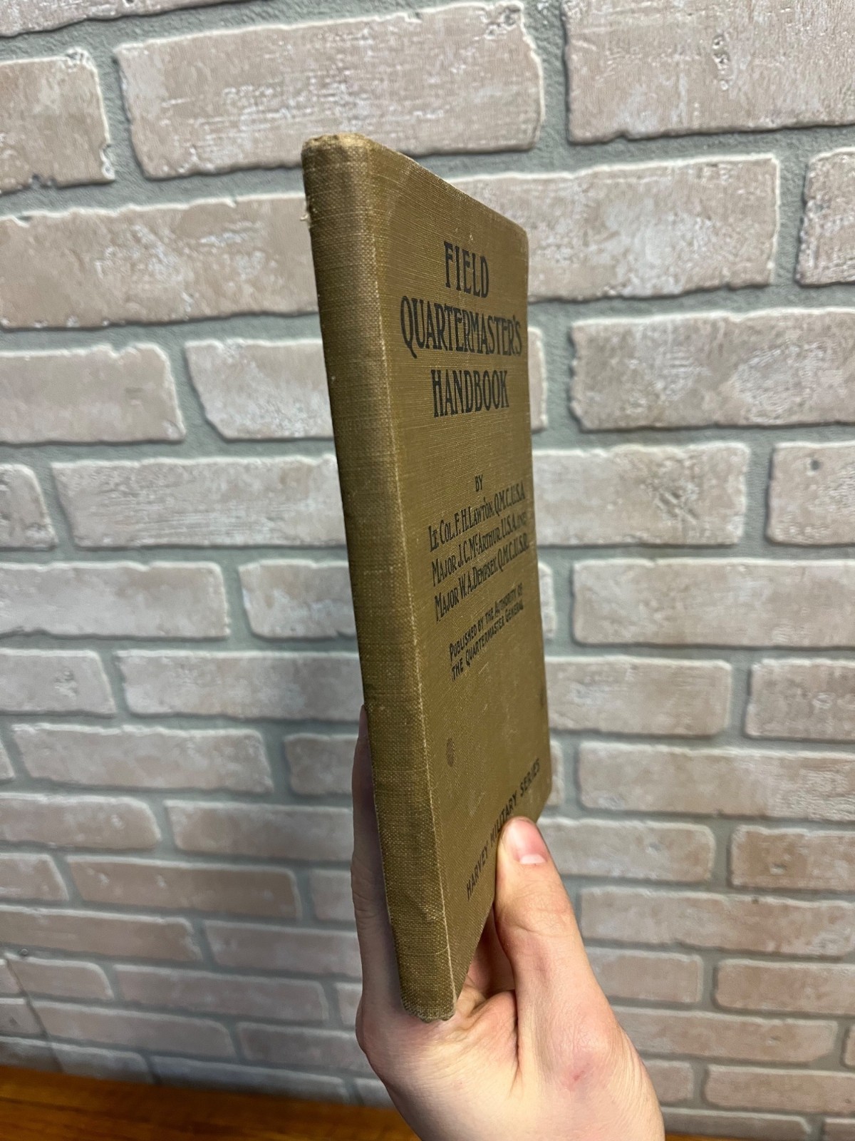 Vintage WWI Field Quartmasters Handbook 1917 Havery Military Series US Army Book