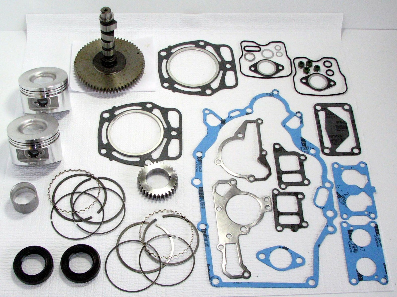 John Deere FD620 FD661 Engine Rebuild Kit w/ Camshaft Spur Gear Pistons & Rings