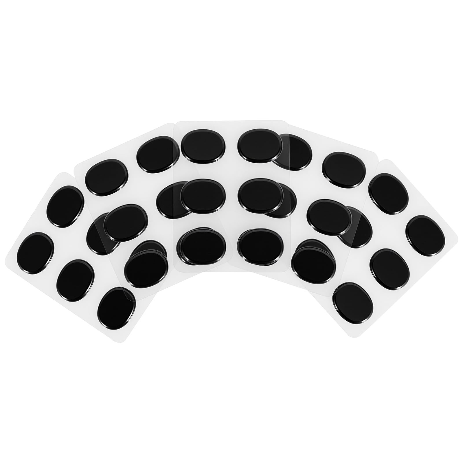 EASTROCK 30 Pieces Drum Dampeners Gels Silicone Gel Pads Silencers Black
