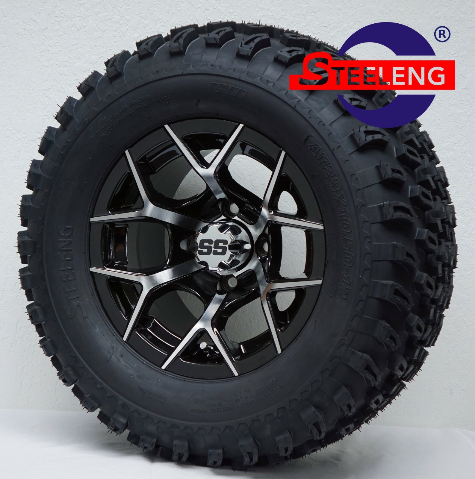 CLUB CAR PRECEDENT GOLF CART SGC 6" A-ARM LIFT KIT + 12" WHEELS and 23" AT TIRES