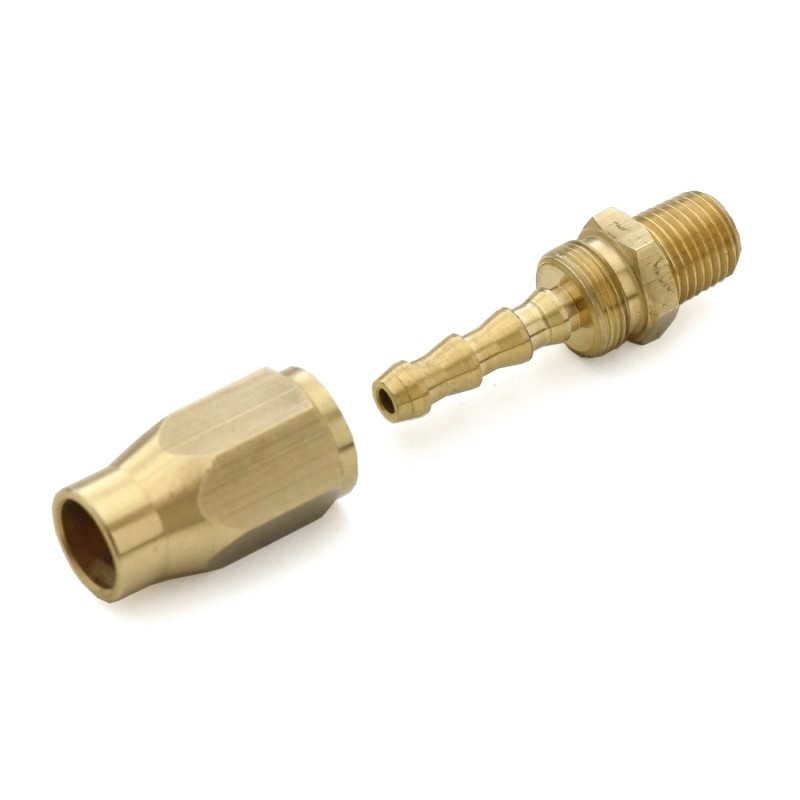 Fast Fix 1/4" Air Hose Assembly Repair Fitting - 1/4" MNPT Fixed