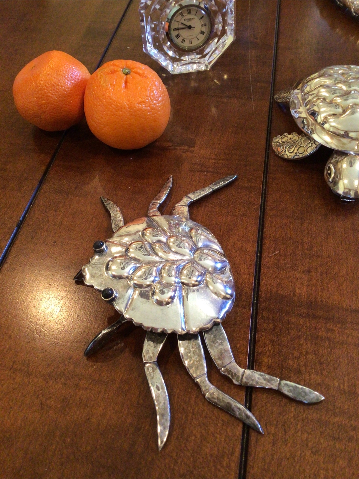 LARGE EMILIA CASTILLO CRAB BOTTLE OPENER NEIMAN MARCUS SILVER 6" WONDERFUL!