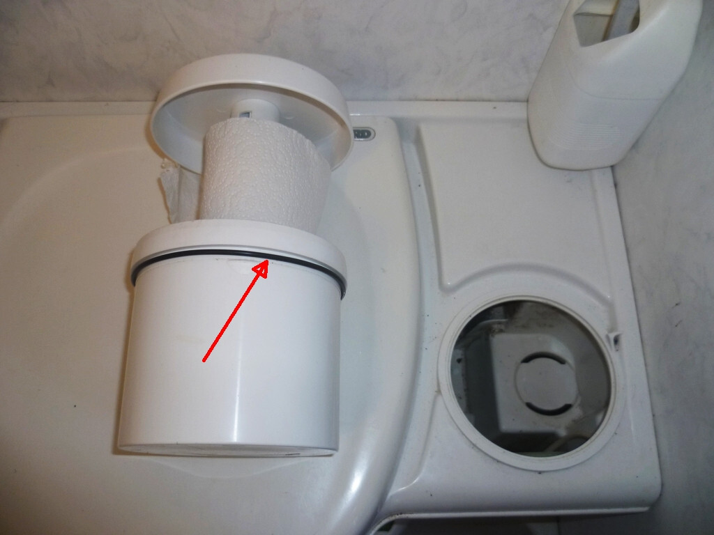 O-Ring / Seal for Toilet Paper Tray; Thetford Toilet C2 C3