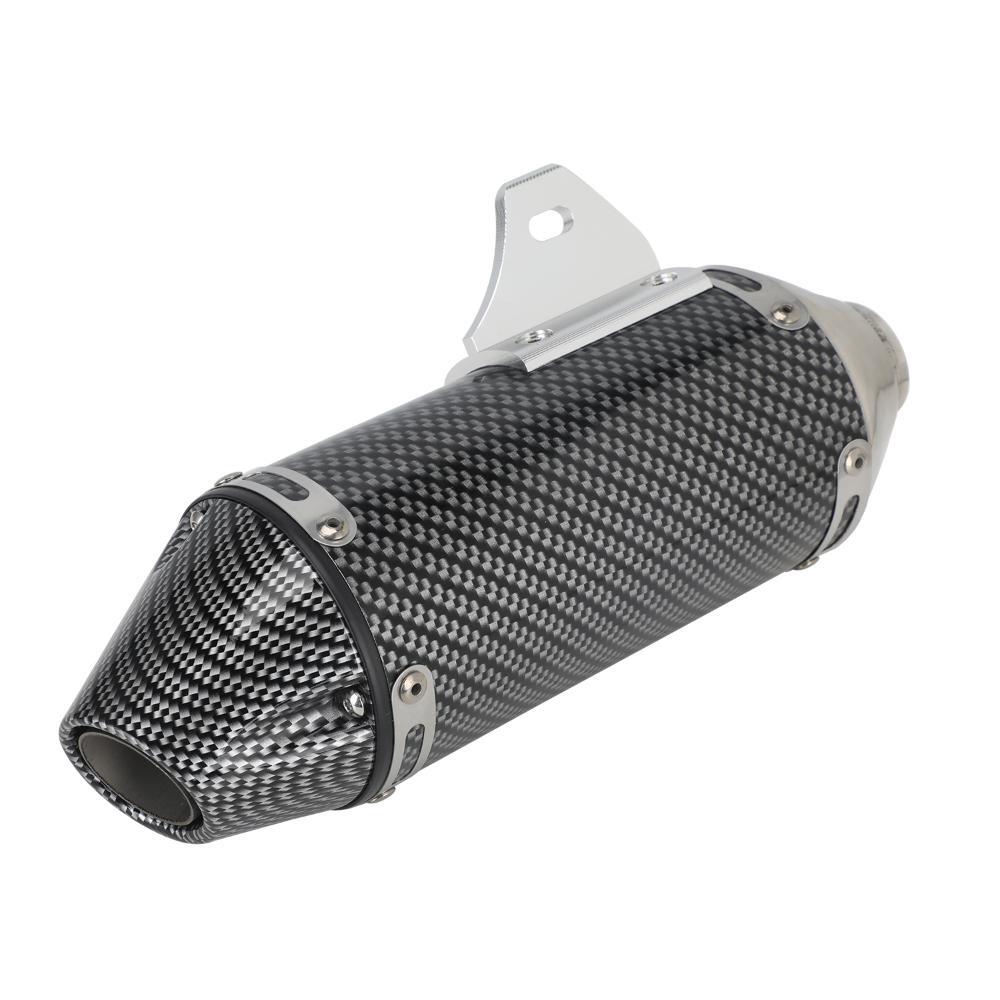 Motorcycle Exhaust Pipe Carbon Fiber for KLX110 KLX110L 2012-2024 Dirt Bike