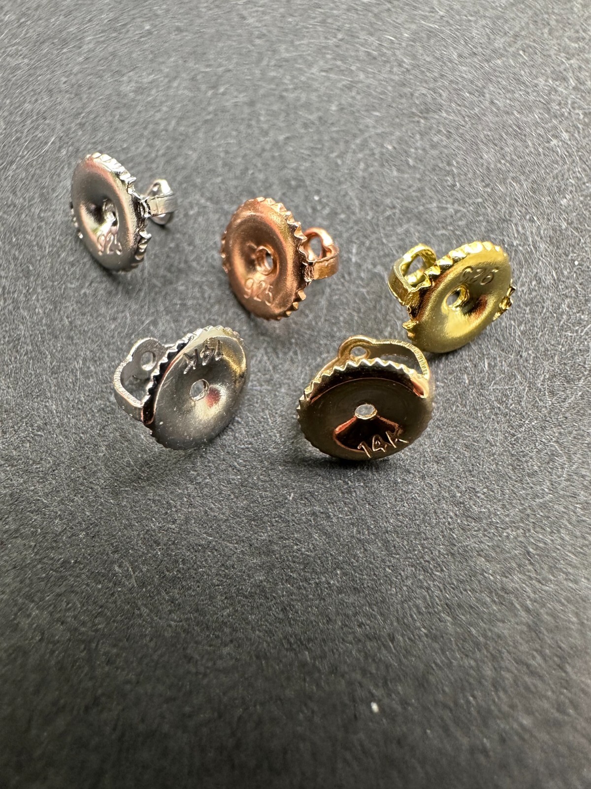 Screw Back Earrings Replacement Backs Nuts 925 Silver Or 14k Gold