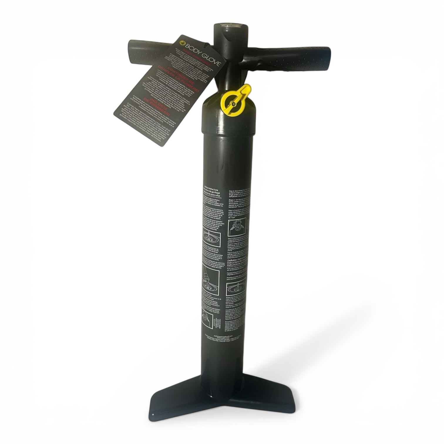 BODY GLOVE Dual Action Manual Hand Pump For Inflatable SUP Paddle Boards Kayaks