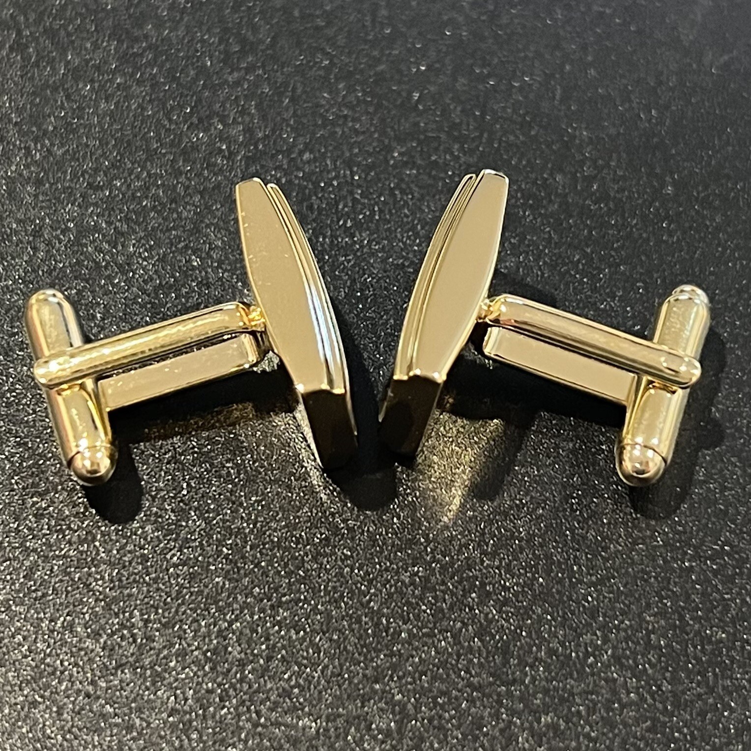 Gold Frame Abalone Cufflinks For Men Birthday Wedding Rectangle Abalone Cufflink