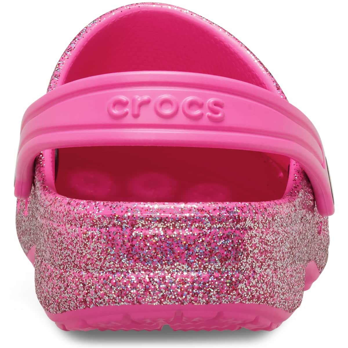 Crocs Kids Baya Glitter Clog – Lightweight, Glitter Finish, Pivot Heel Strap