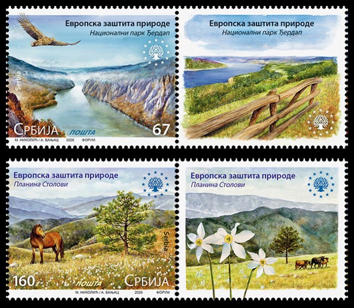 Serbia 2026 European nature protection, mountain, river, eagle, bird, horse, sta