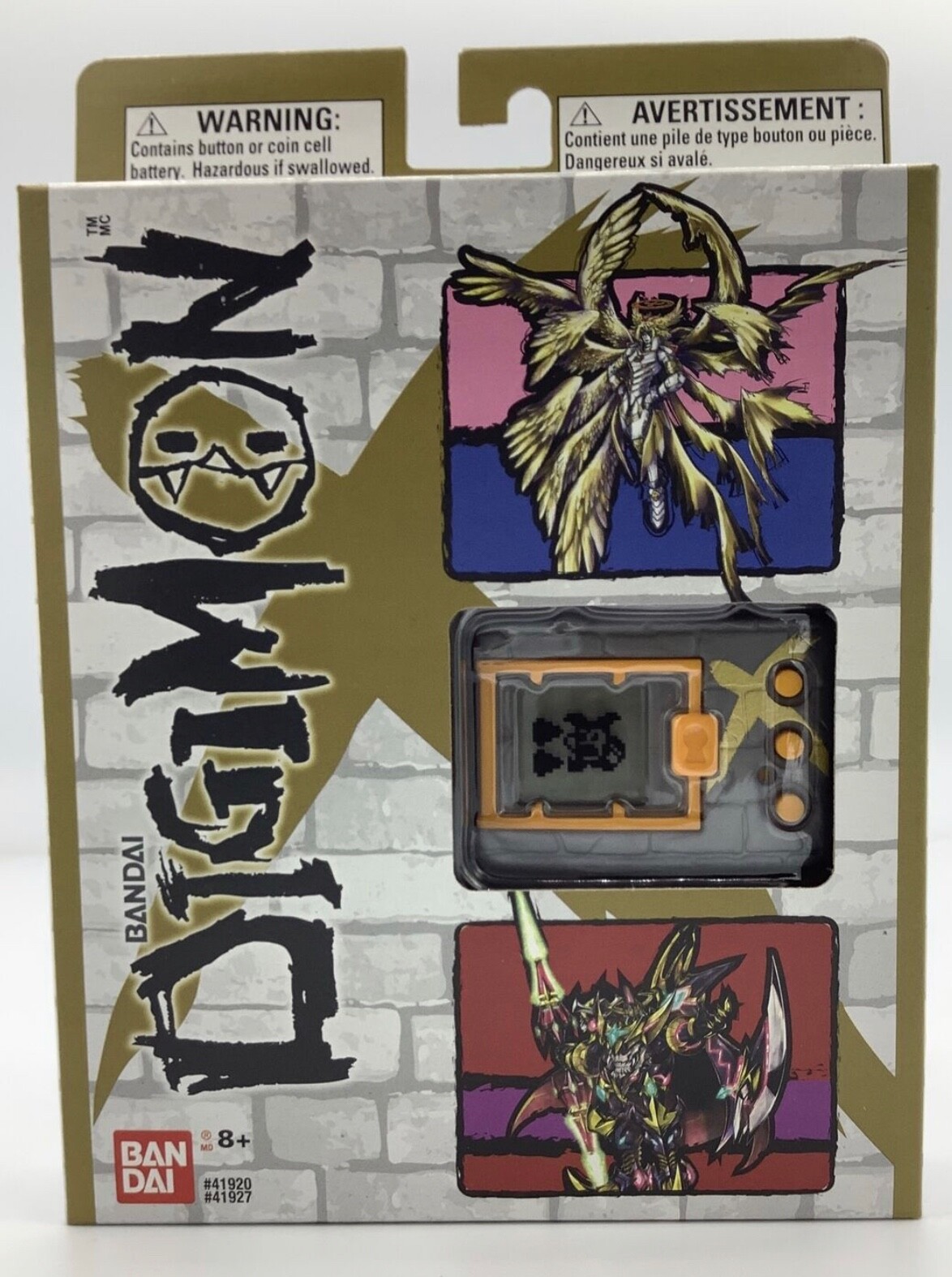 Bandai Digimon X Virtual Pet Metallic Gray And Gold