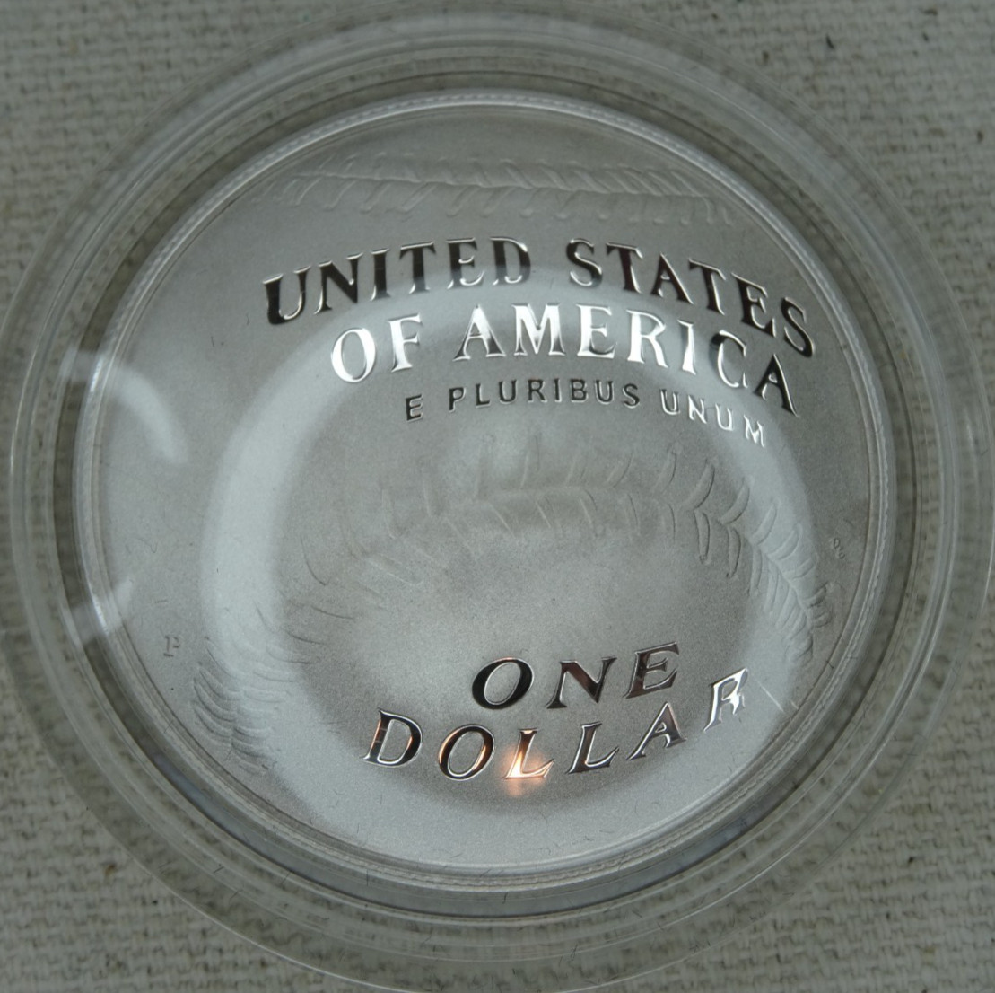 2014-P Baseball Hall of Fame Proof Silver Dollar US Mint $1 Commemorative