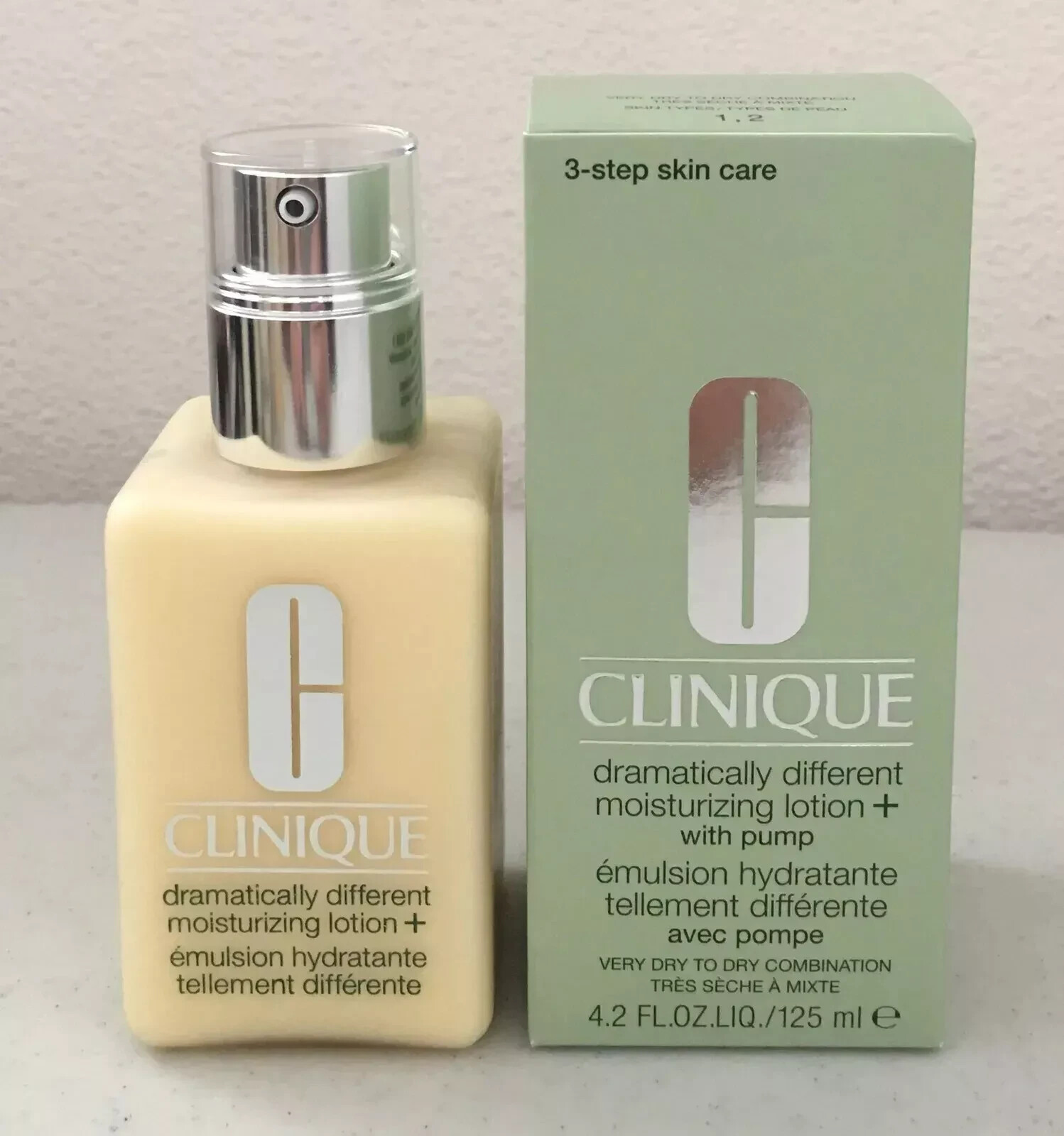 CLINIQUE DRAMATICALLY DIFFERENT MOISTURIZING LOTION WITH PUMP 4.2 OZ / 125 ML