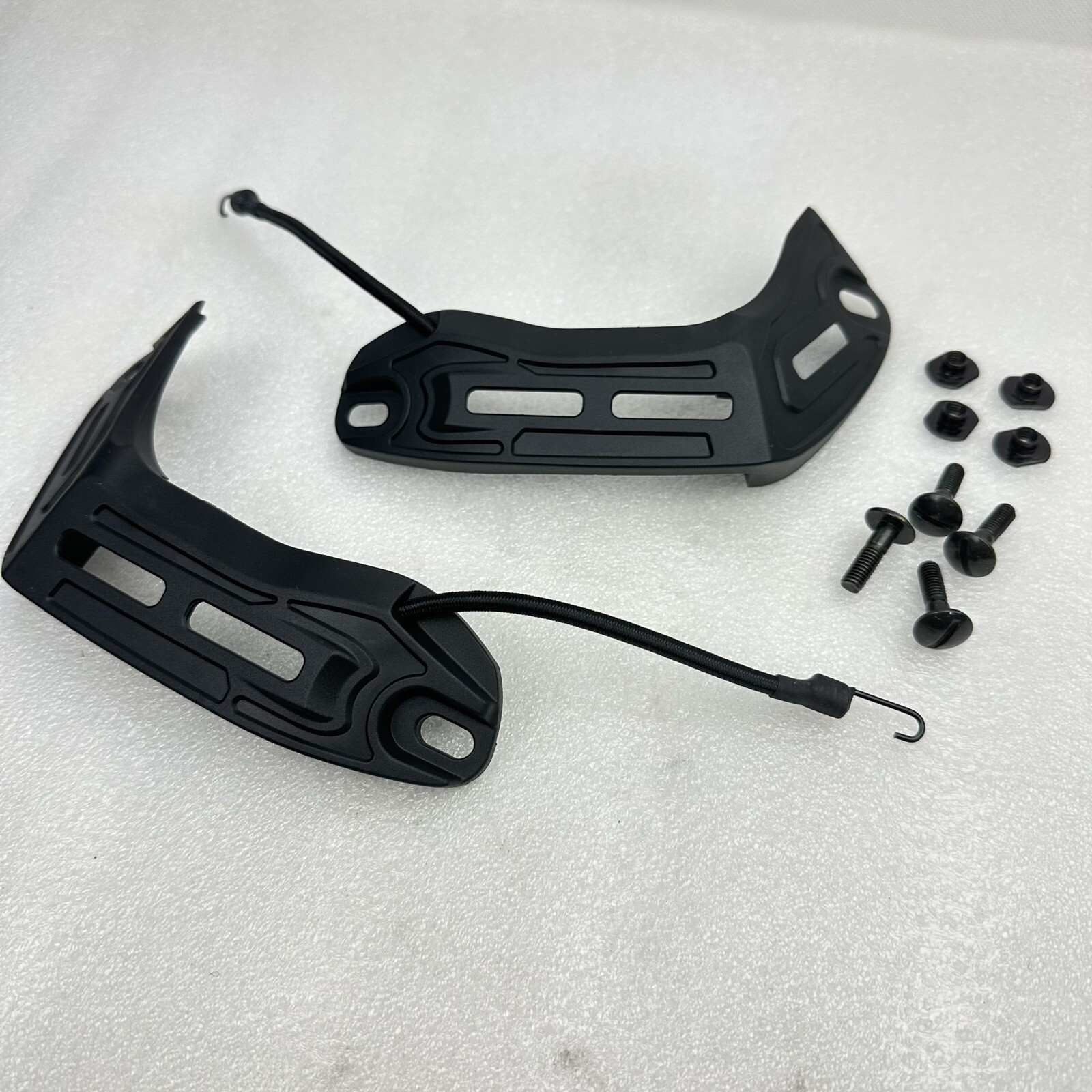 SWAT Black MLOK M-LOK Accessory Rails For Crye Airframe Ballistic Combat Helmet