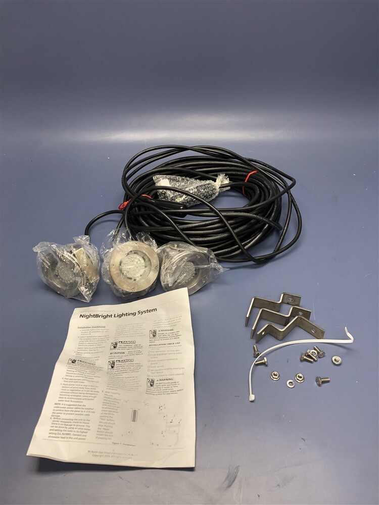 New NightBright Lighting System Pond LED Light Kit for Fountain Pump 023369