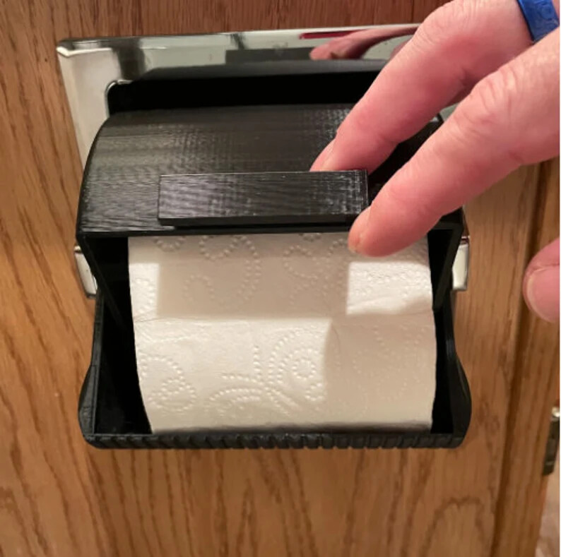 Toilet Paper Protector Guard | Toilet Paper Pet Blockade | Stop Toddler Pullling