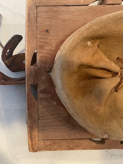 native american indian cradle board, late 19th early 20th c. Chippewa , Ottawa