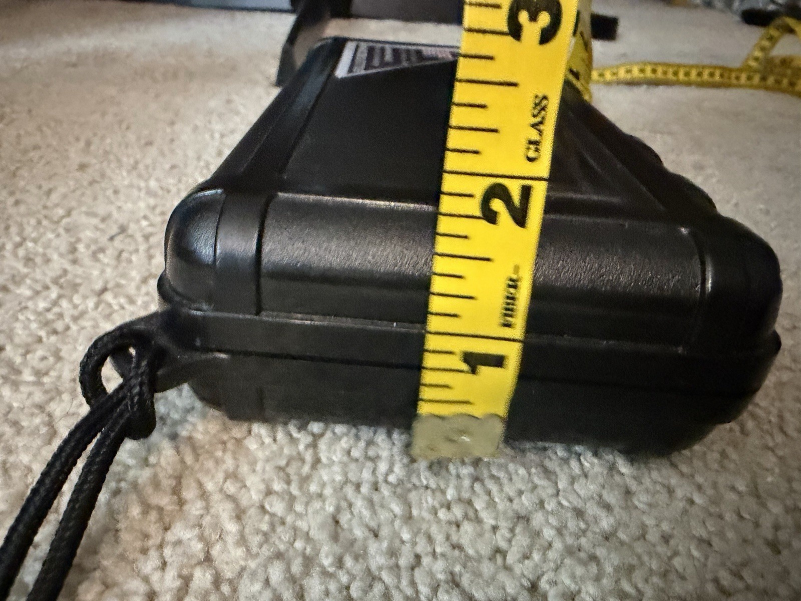 NWOB Black Bouldercase Company Waterproof Box 9 x 4 x 2 Inches