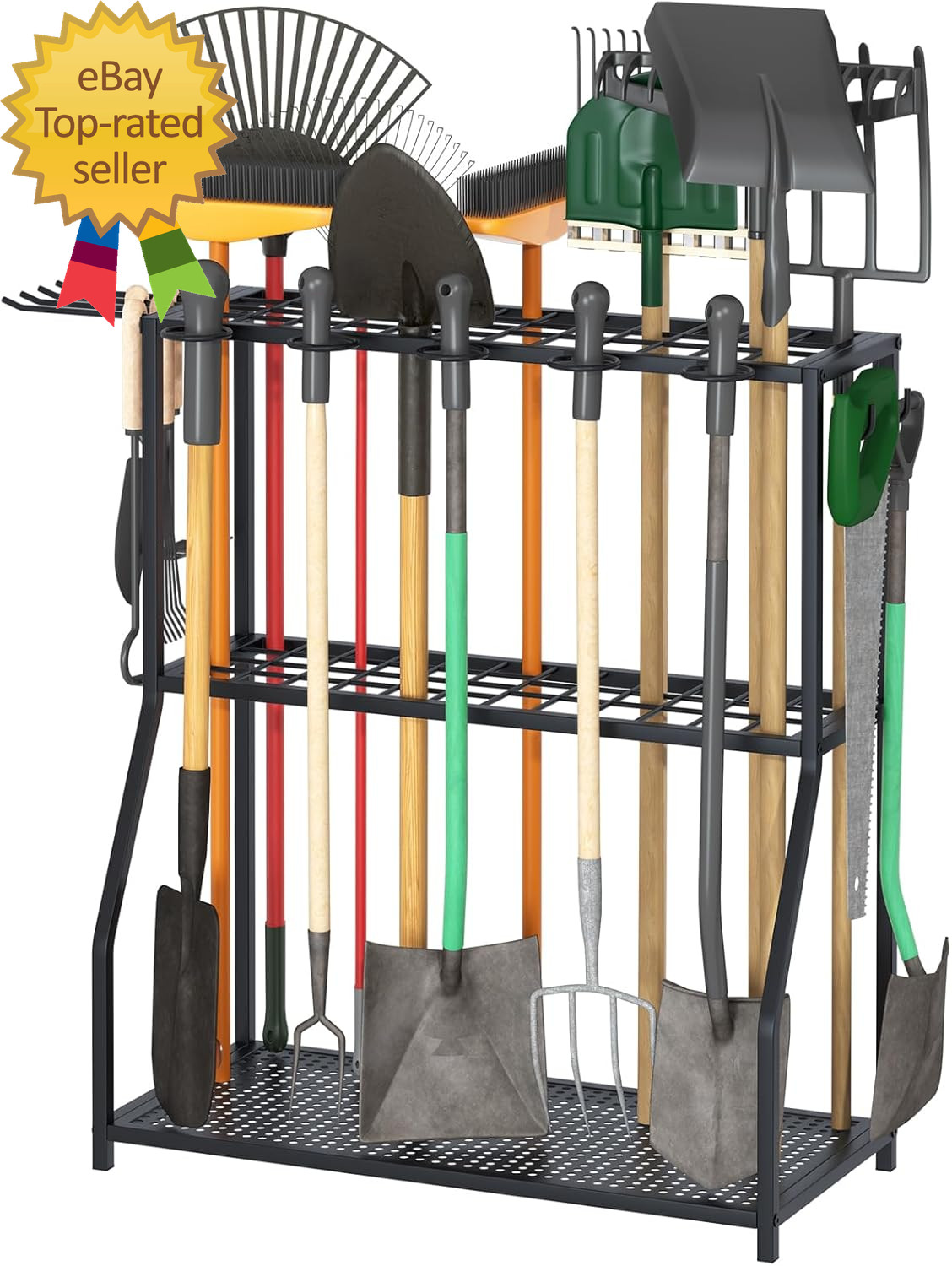 Garden Tool Organizer Yard Tool Storage Rack Garden Organizer Steel Yard Tool Ra