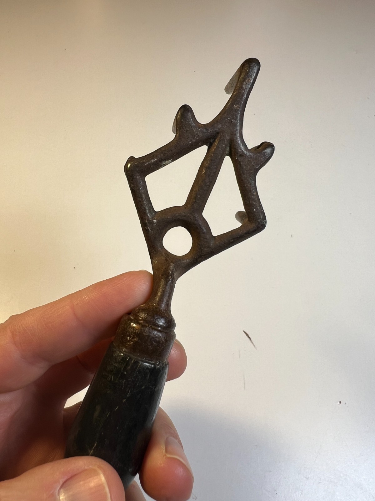 Antique 1800s Hand Cultivator Root Asparagus Fork Hand Forged Iron Garden Tool