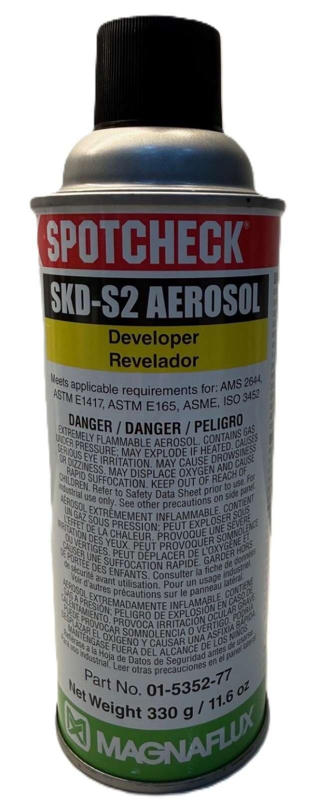 New box of 12 Magnaflux SKD-S2 Spotcheck aerosol 01-5352-78