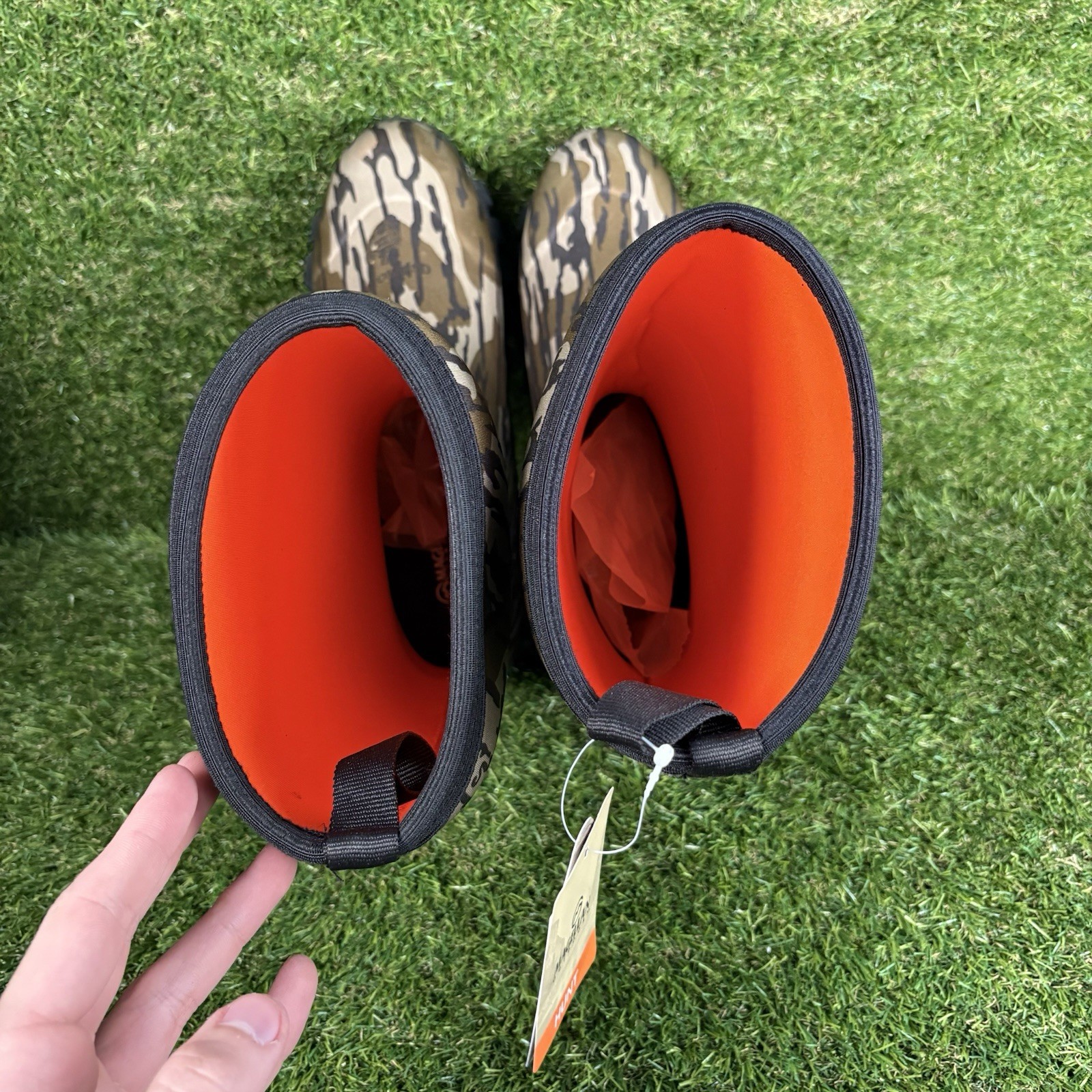 Magellan Outdoors Field Hunting Boots Camo Mossy Oak Men’s Size 10 D Waterproof