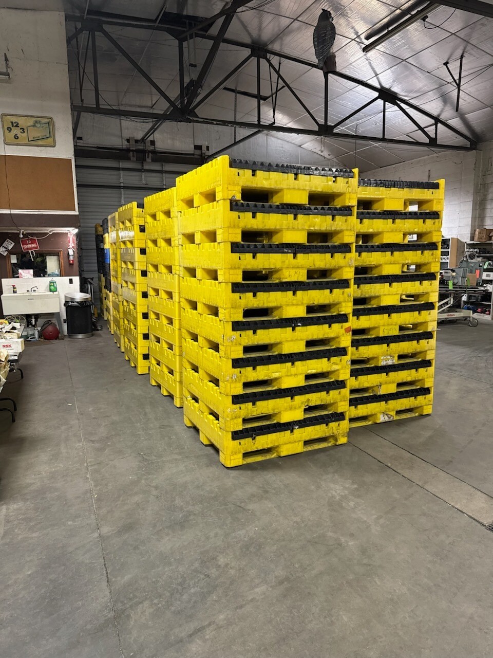 48"x45"x25" & 34" Gaylord Collapsible Bulk Shipping Pallet Containers Bins
