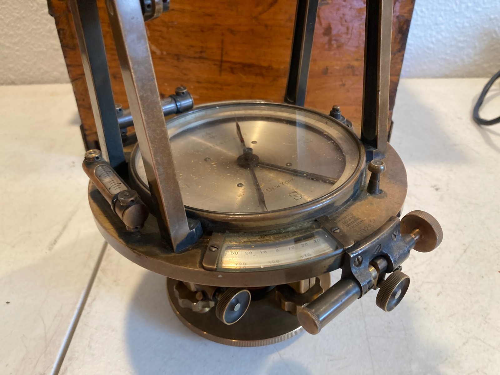 1906 KEUFFEL & ESSER SURVEYOR TRANSIT THEODOLITE ORIGINAL BOX