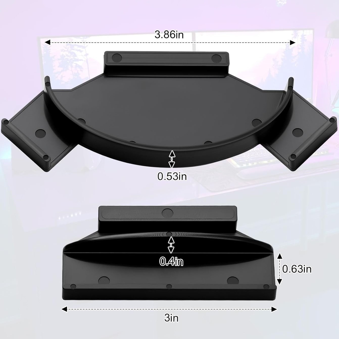 Gradient Lightstrip Brackets Fit 55/65/75in Philips Hue Play Gradient Lightstrip