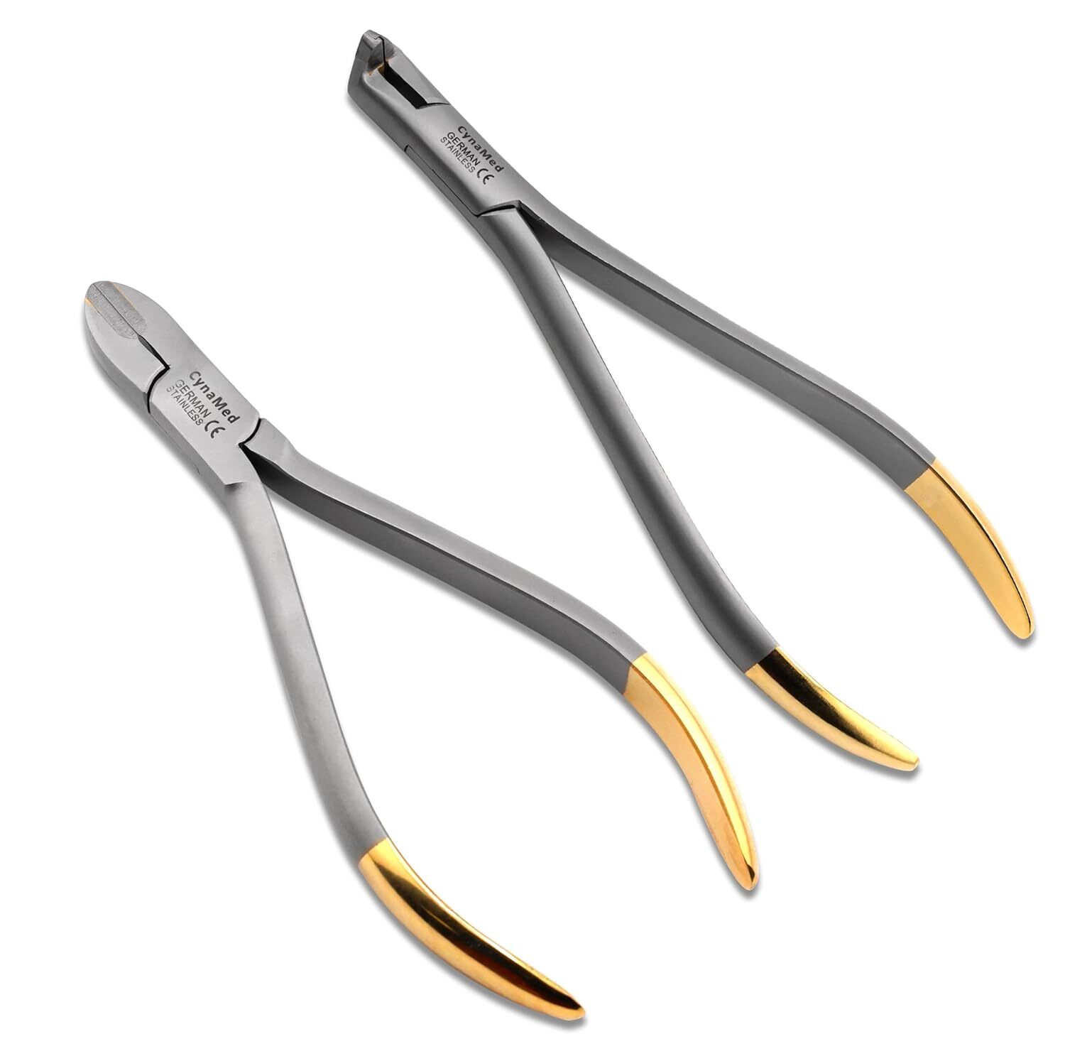 Cynamed Braces Wire Cutter Orthodontic Dental with Tungsten Carbide Inserts Gold