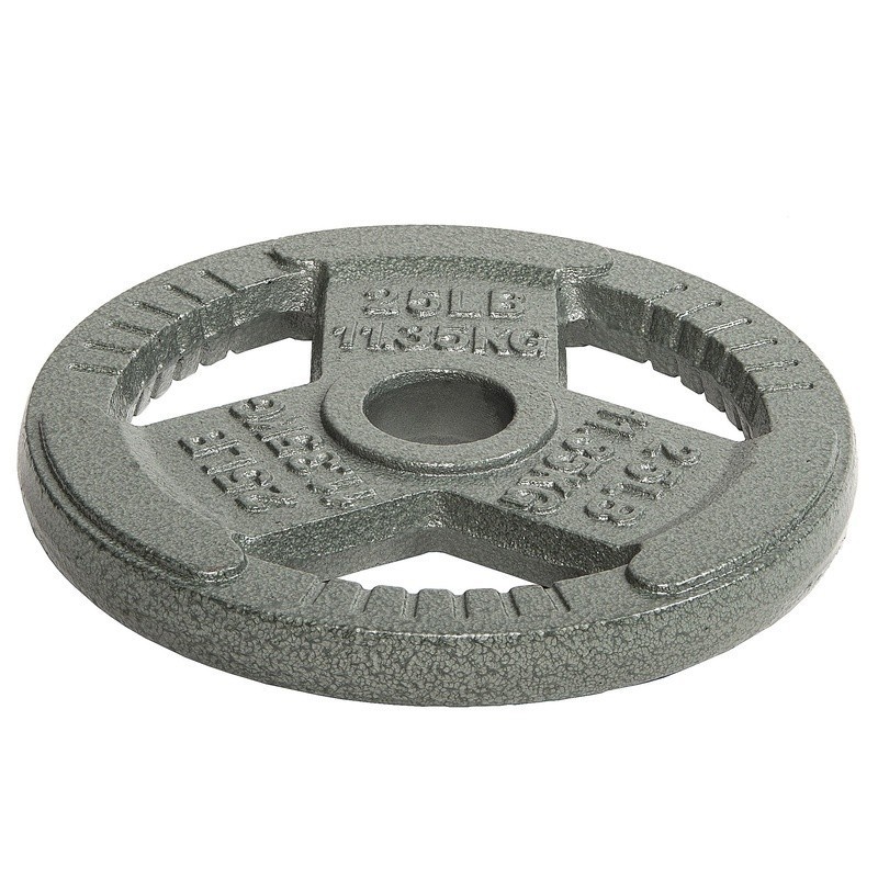 50lb Olympic Cast Iron Weight Plate Durable Rust Resistant Fitness Plates New