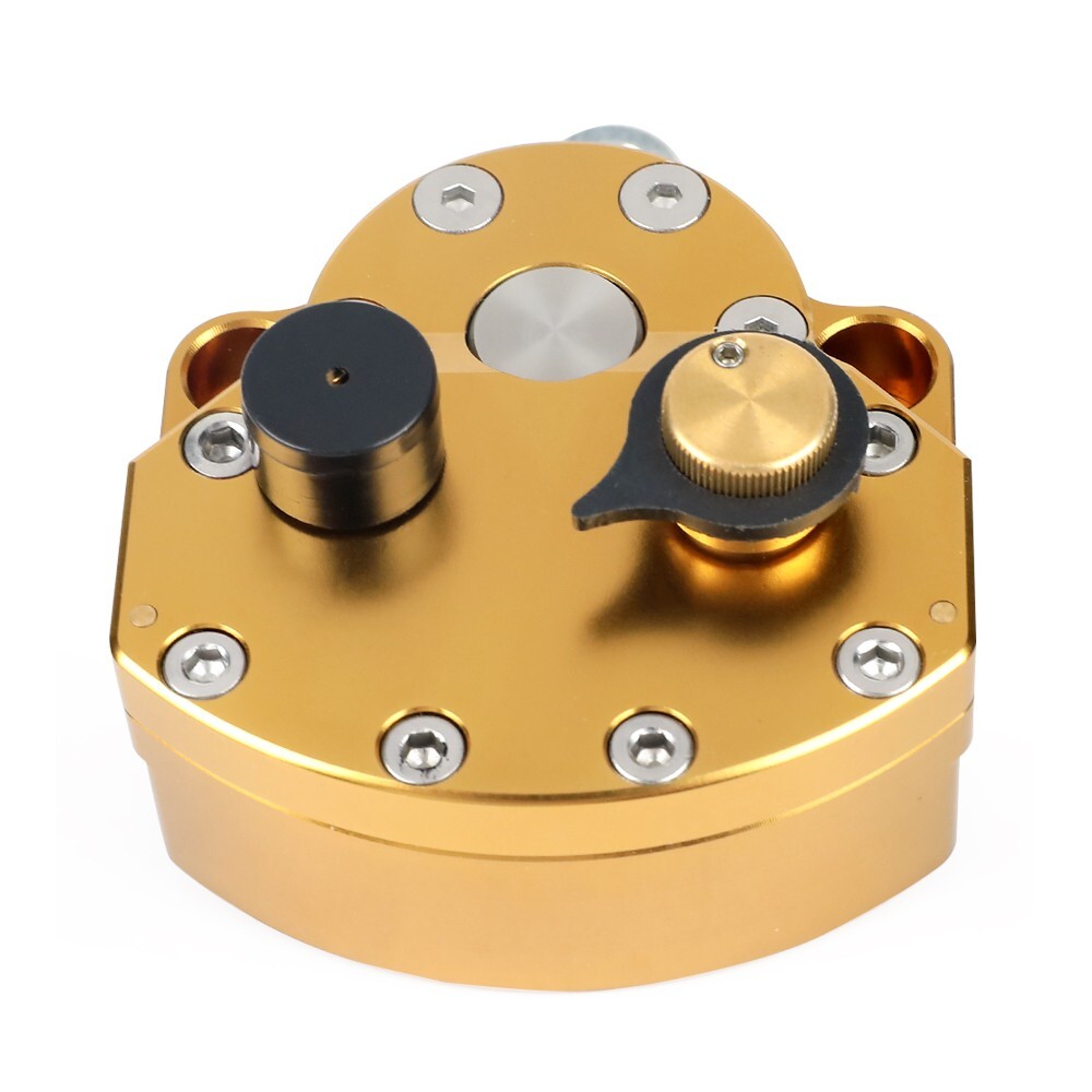 CNC Steering Damper Stabilizer Universal Reversed Safety Control Adjustable Gold