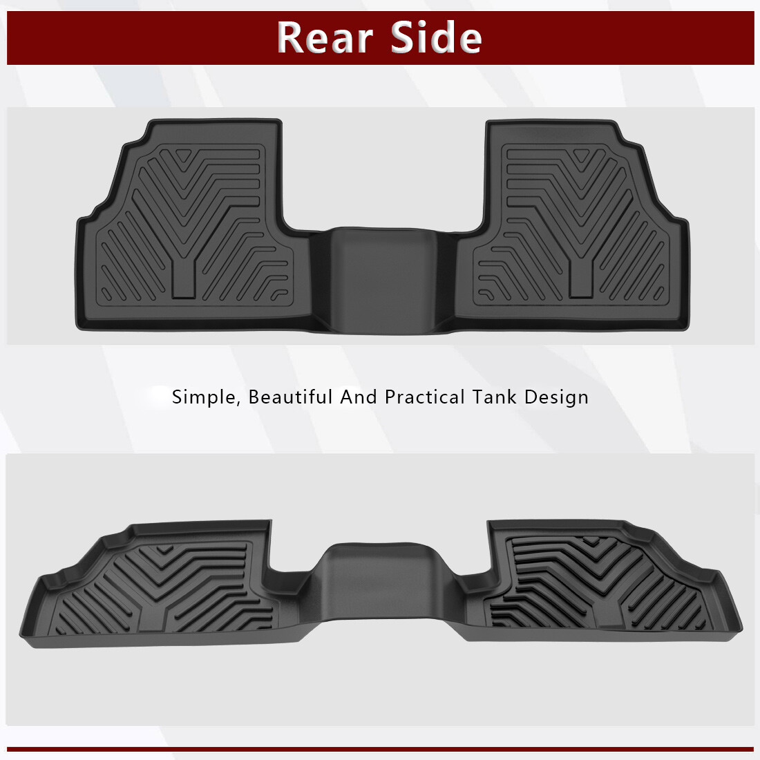All Weather 3D Floor Mats for 2014-2022 Chevrolet Trax Waterproof 3PCS Liners