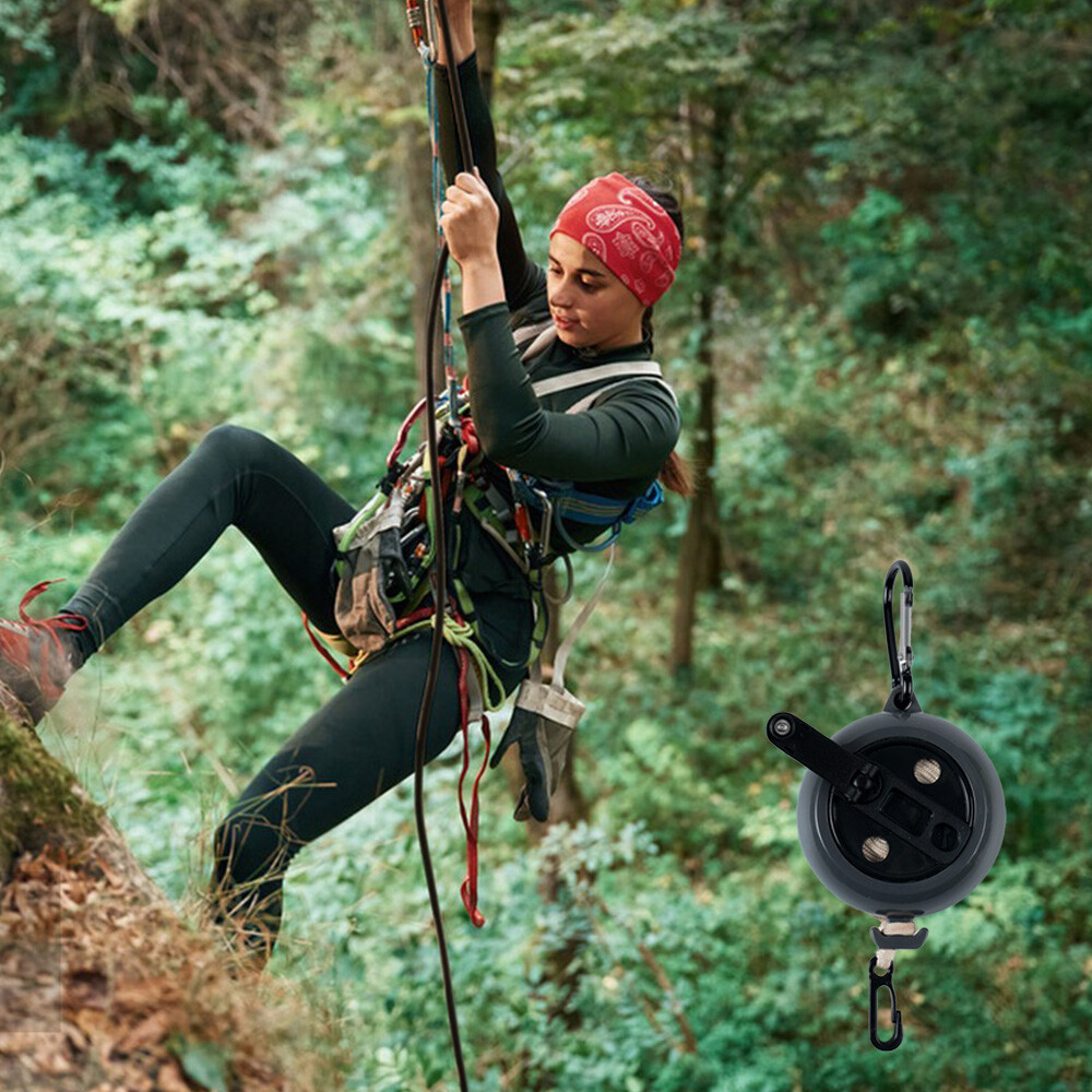 Treestand Retractable Bow Hoist Rope 33FT Bow & Gear Hoist for Hunting 4MM Thick