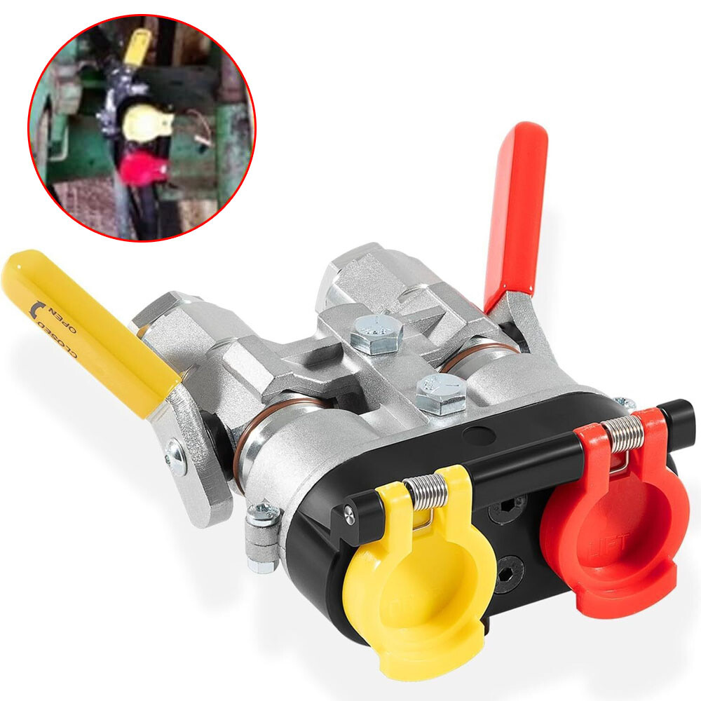 For Pioneer 9500-4 Hydraulic Break-Away Coupler Kit Agricultural Tractor Clamp