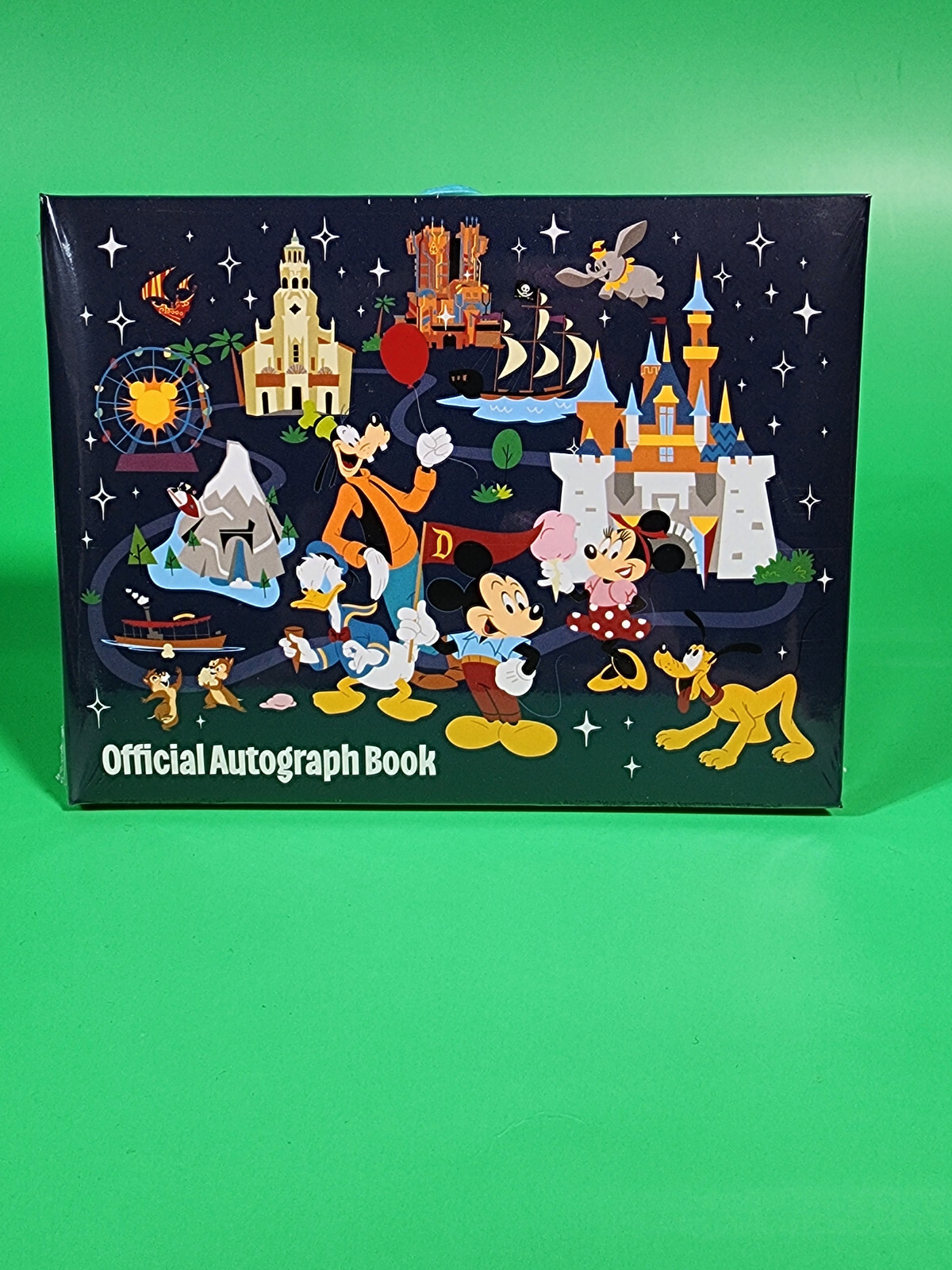 Disneyland Resort Official Autograph Book New Park Authentic Mickey Minnie Goofy