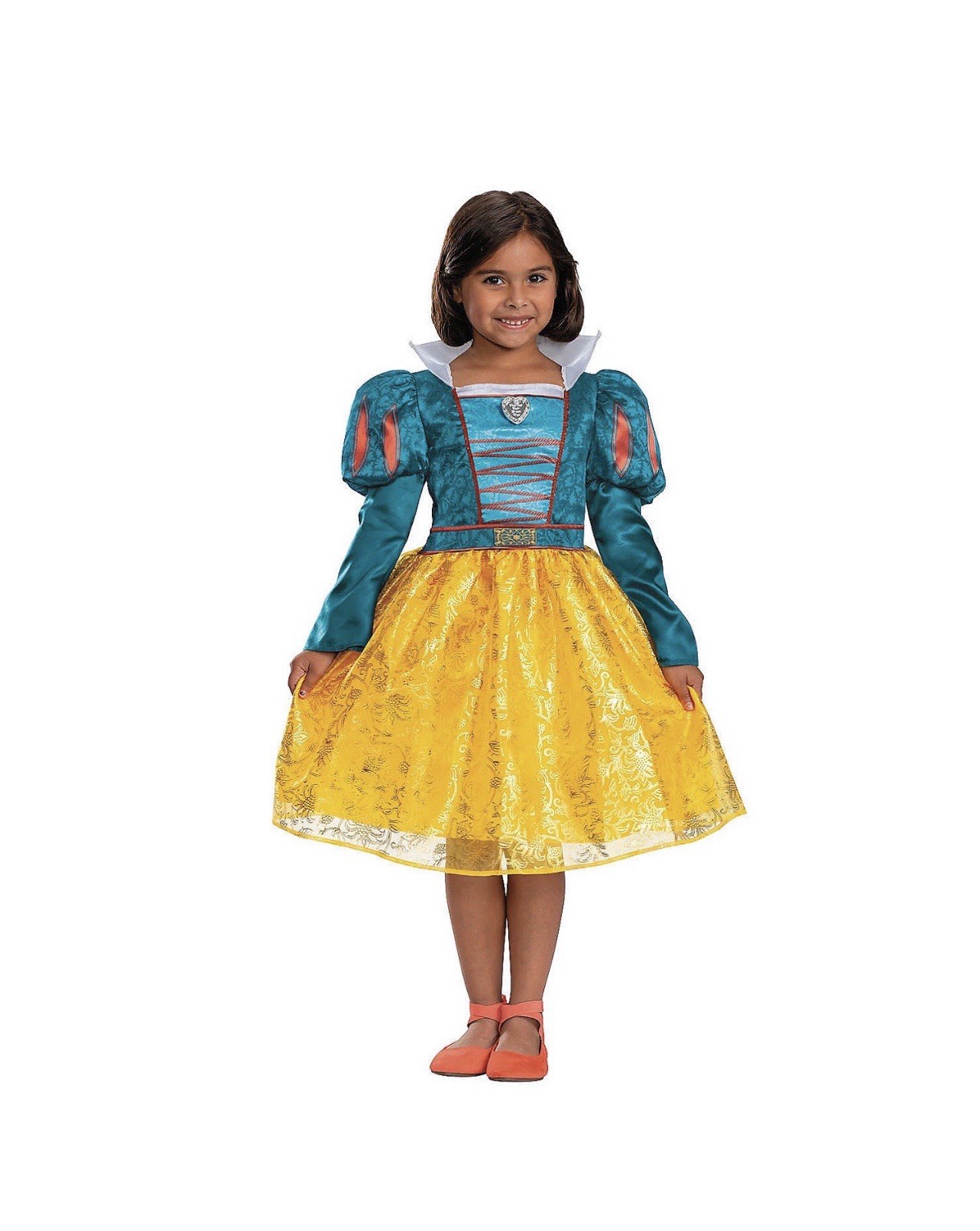 Girls Disney SNOW WHITE Deluxe Light Up Halloween Costume Dress Size 3T/4T