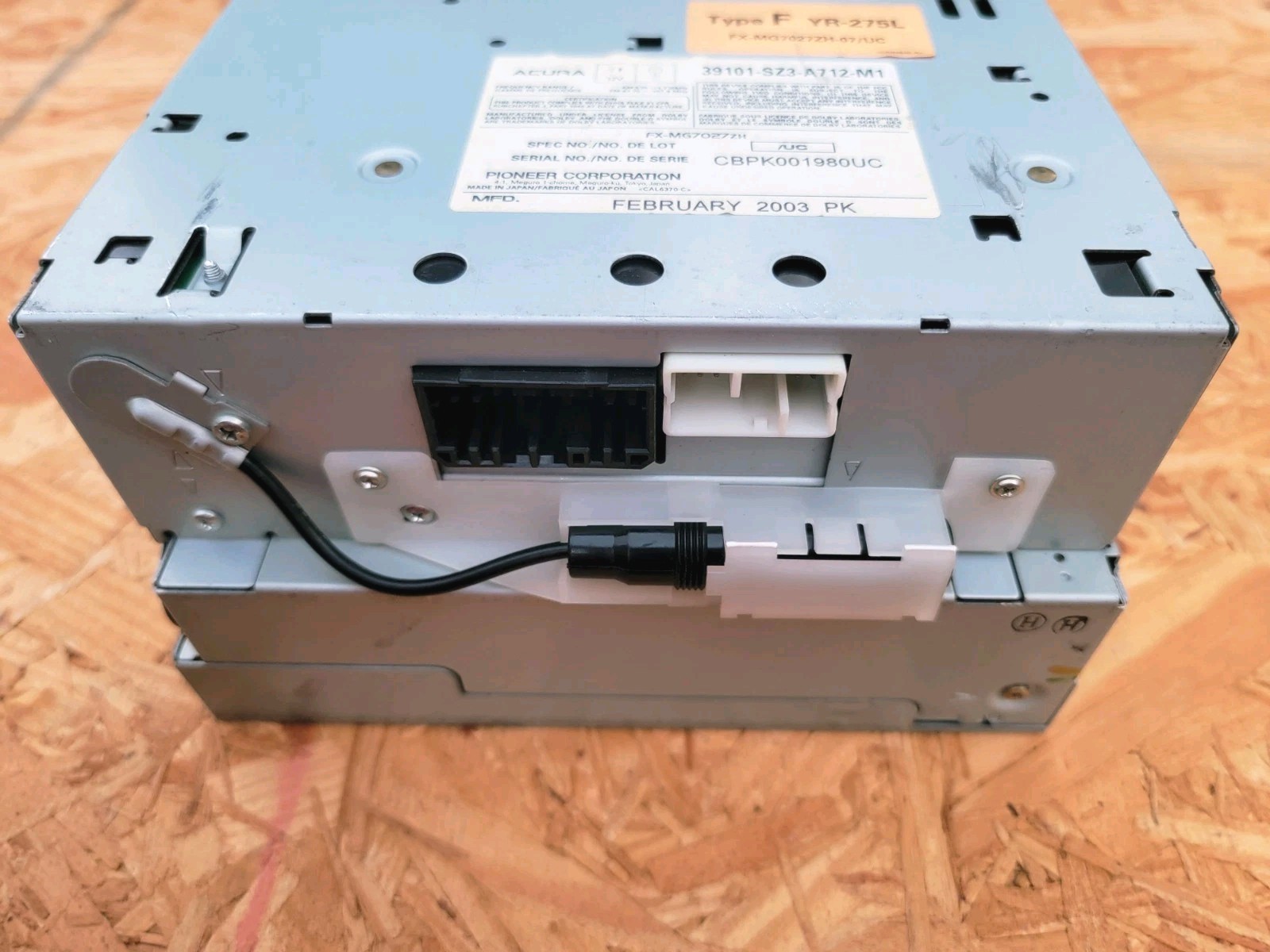 2004 Acura RL Radio 6 Disc Changer Bose Stereo AM FM 39101-SZ3-A713-M1 OEM