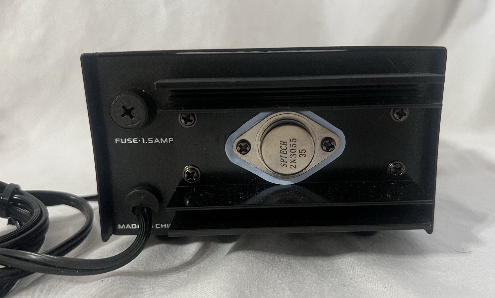 Pyramid 3 Amp 13.8V Regulated Power Supply, Black, PS3KX