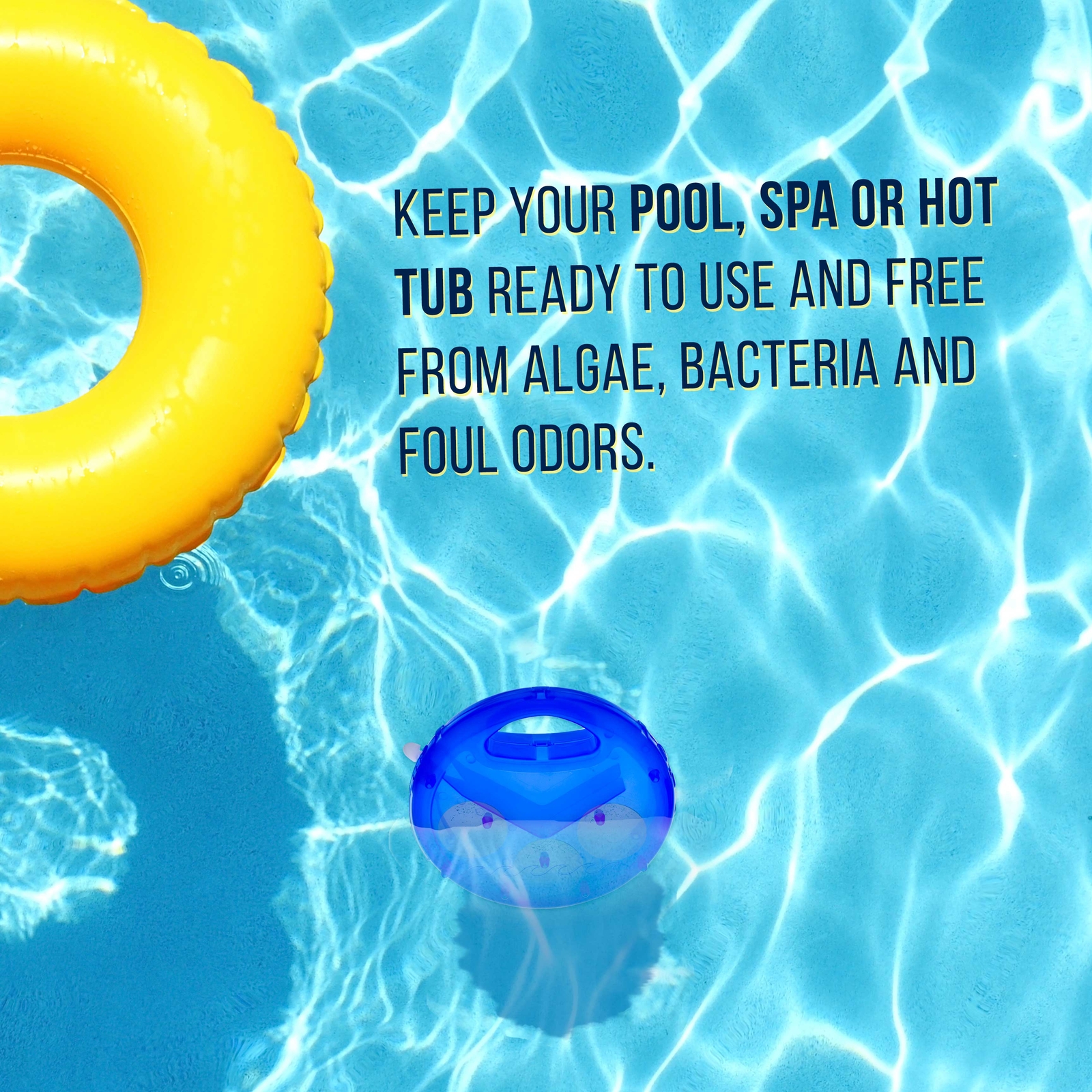 U.S. Pool Supply Pool & Spa Floating 3" Tablet Circle Chemical Dispenser