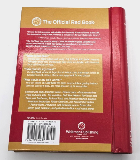 The Official Red Book - 2025 Guide Book of United States Coins Hidden Spiral