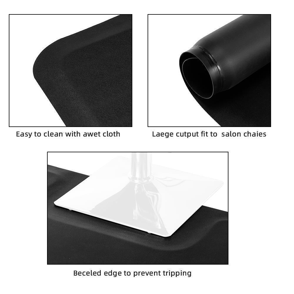 3'x 4'x 1/2 "Thick Salon and Barber Shop Chair Anti-Fatigue Floor Mat Salon Mat